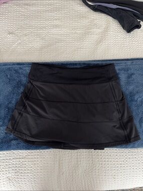lululemon athletica Black Athletic Skort